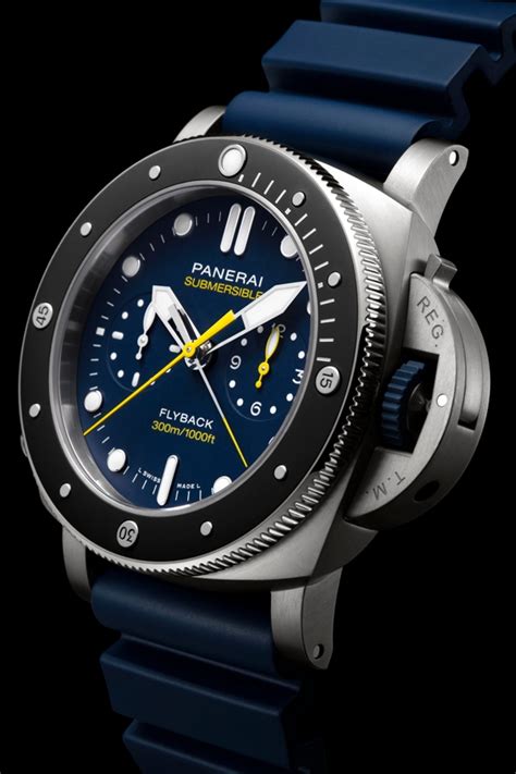 panerai flydeck|panerai flyback submersible.